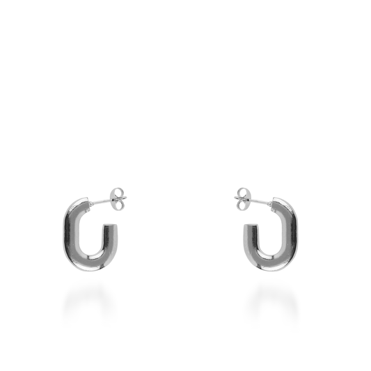 Σκουλαρίκια κρίκοι Mar and Mar Rene από ανοξείδωτο ατσάλι