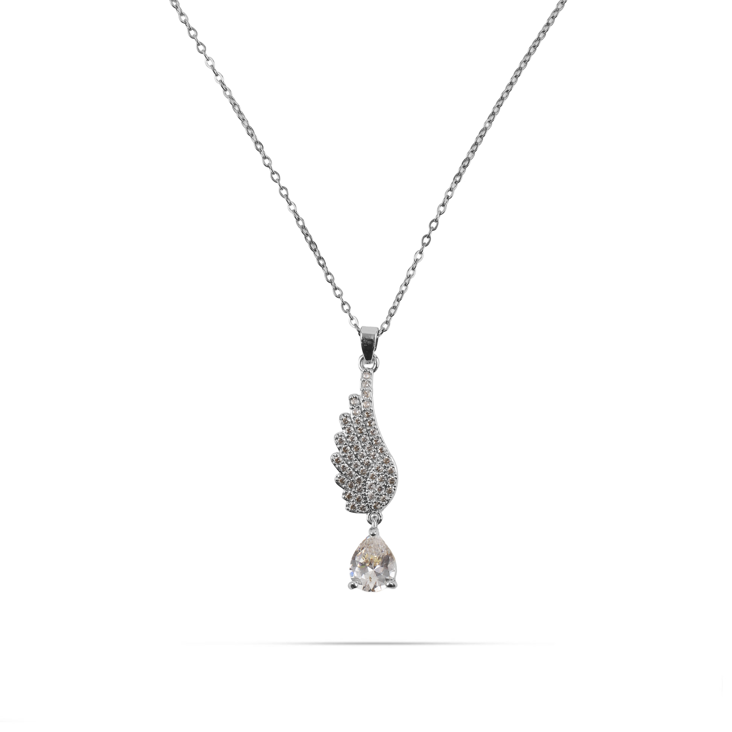 Κολιέ με πέτρες ζιργκόν Mar and Mar Seraphia (Silver) από ανοξείδωτο ατσάλι