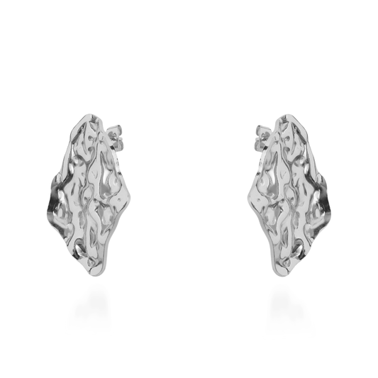 Σκουλαρίκια κρεμαστά Mar and Mar Catryn (Silver) από ανοξείδωτο ατσάλι