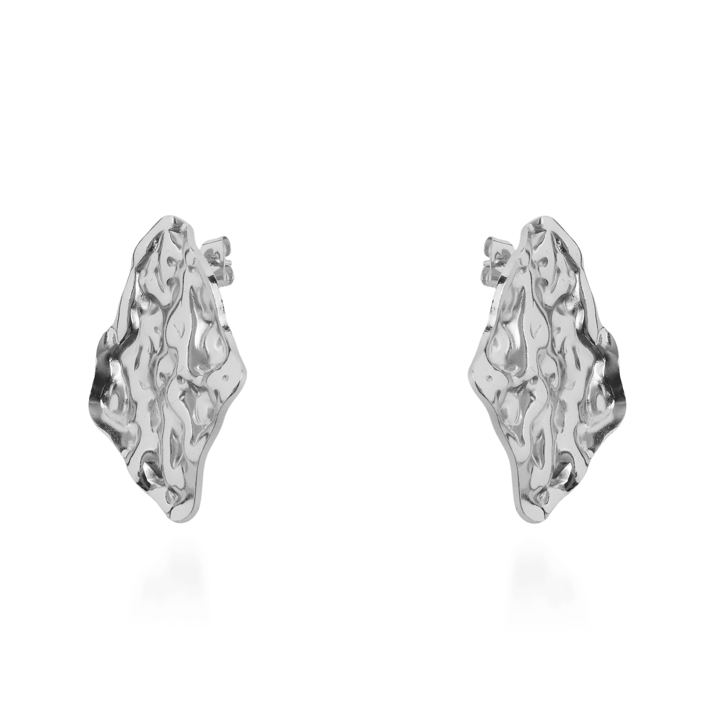Σκουλαρίκια κρεμαστά Mar and Mar Catryn (Silver) από ανοξείδωτο ατσάλι