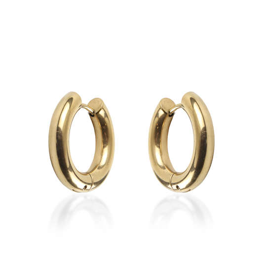 Σκουλαρίκια κρίκοι Mar and Mar Gwen από ανοξείδωτο ατσάλι