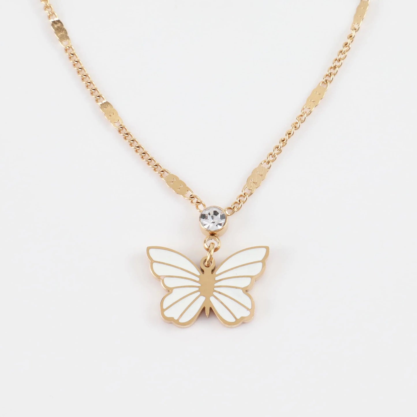 Παιδικό κολιέ με πεταλούδα Mar & Mar Butterfly Kids από ανοξείδωτο ατσάλι