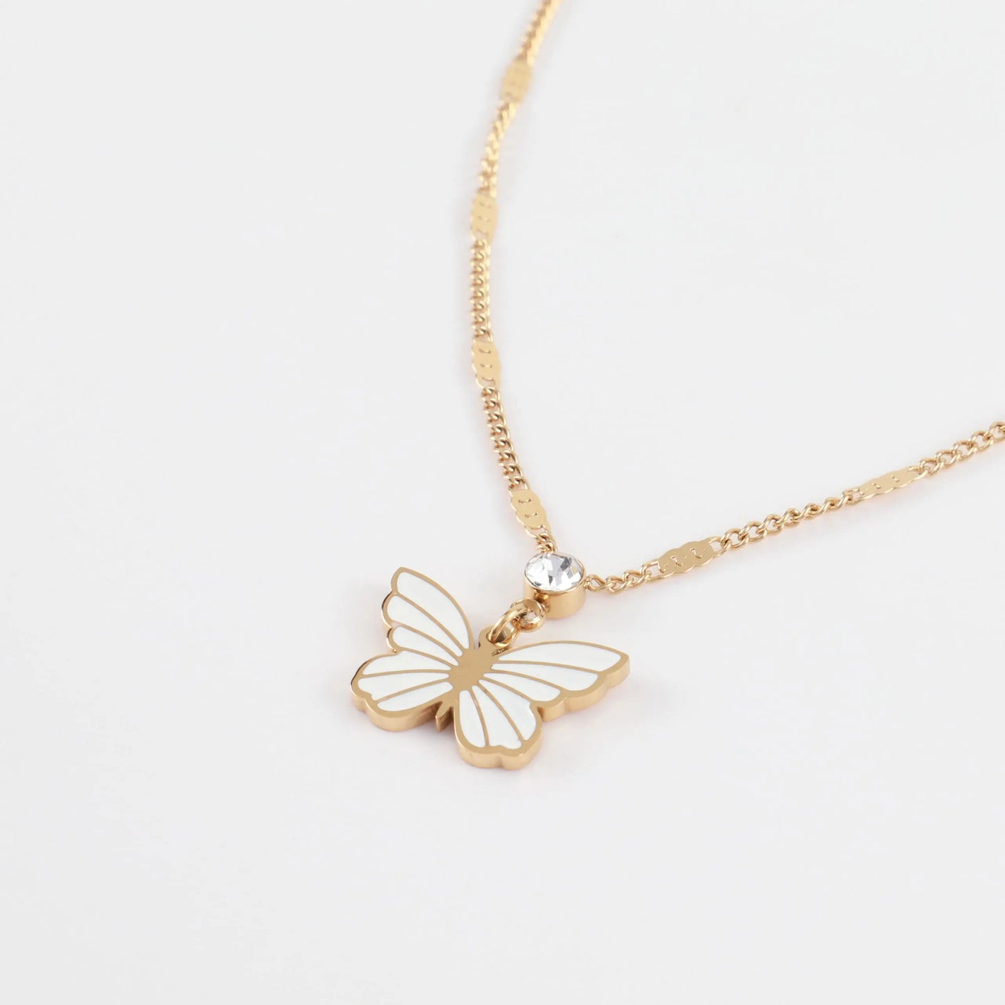 Παιδικό κολιέ με πεταλούδα Mar & Mar Butterfly Kids από ανοξείδωτο ατσάλι