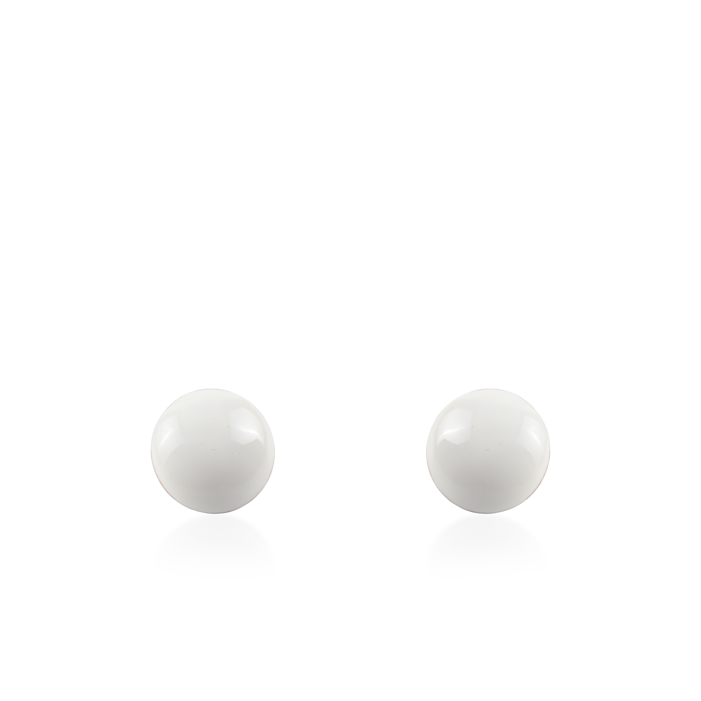 Σκουλαρίκια καρφωτά Mar and Mar Candy (White) από ανοξείδωτο ατσάλι
