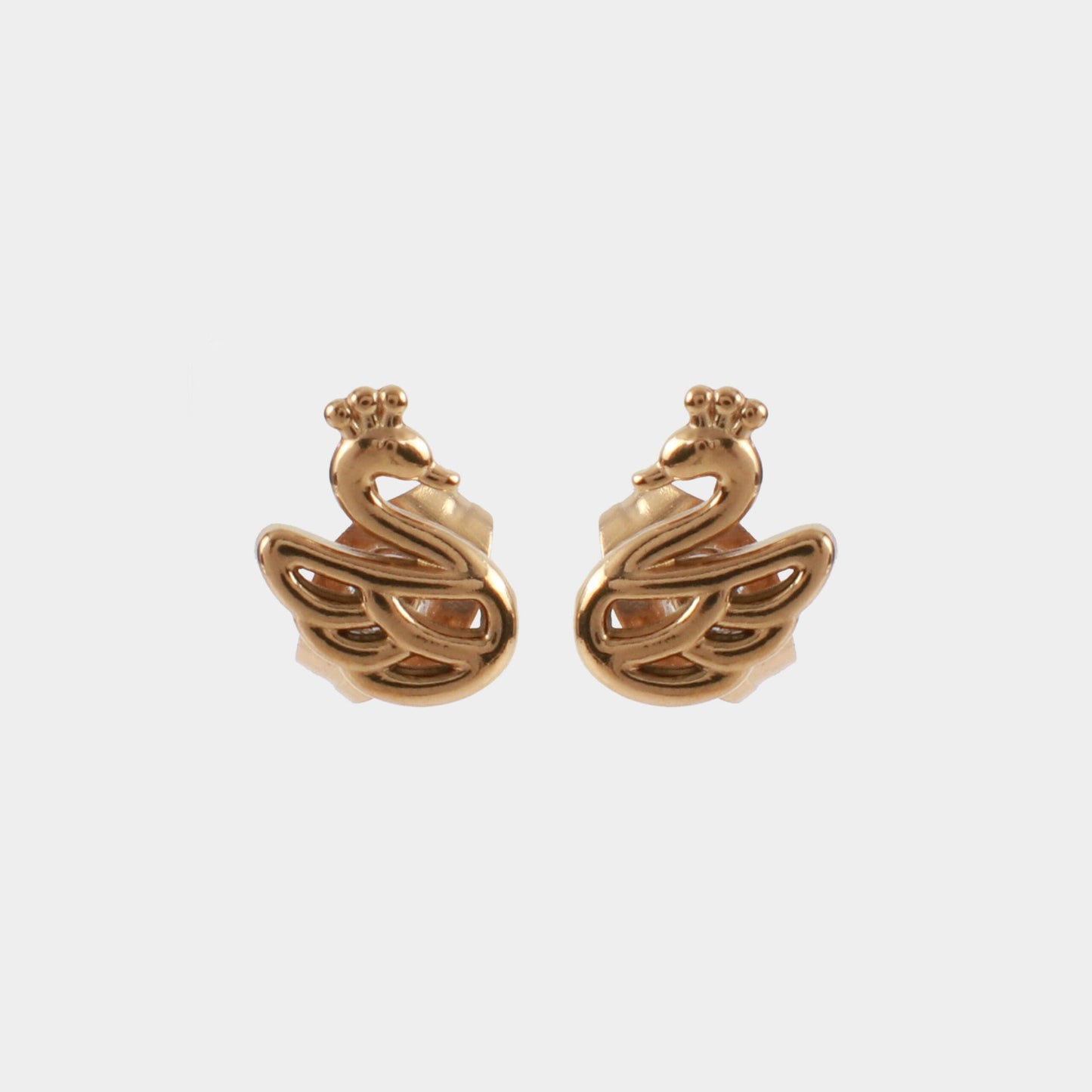 Παιδικά σκουλαρίκια καρφωτά κύκνος Mar and Mar Swan Kids από ανοξείδωτο ατσάλι