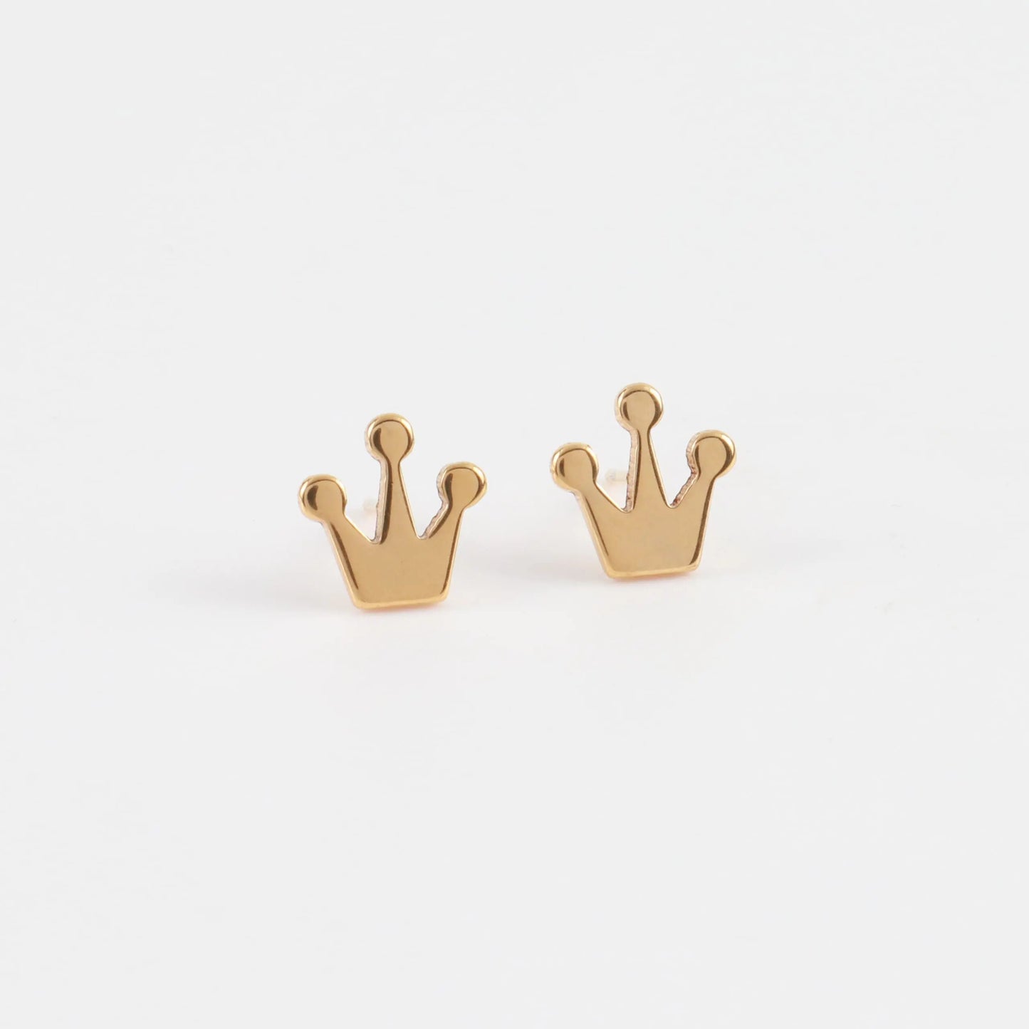 Παιδικά σκουλαρίκια καρφωτά κορώνα Mar & Mar Crown Kids από ανοξείδωτο ατσάλι