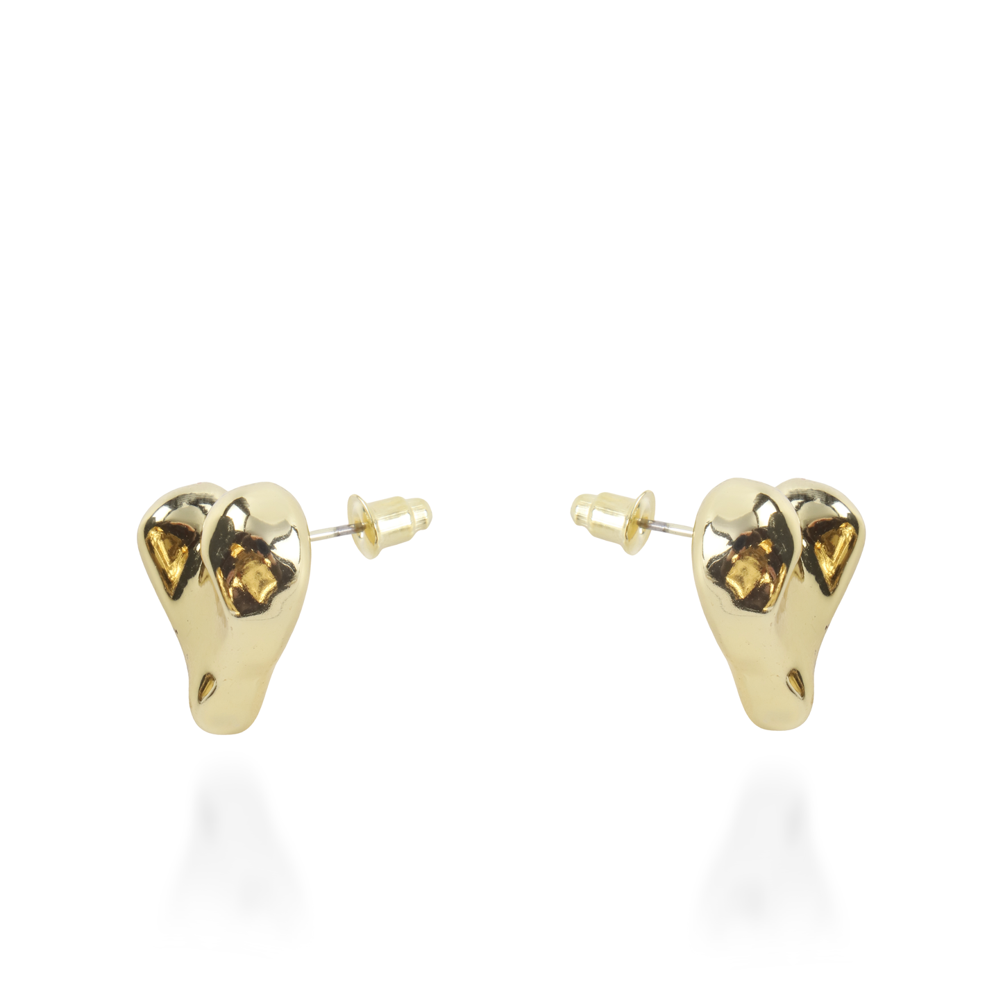 Σκουλαρίκια καρφωτά Mar and Mar Heart Studs