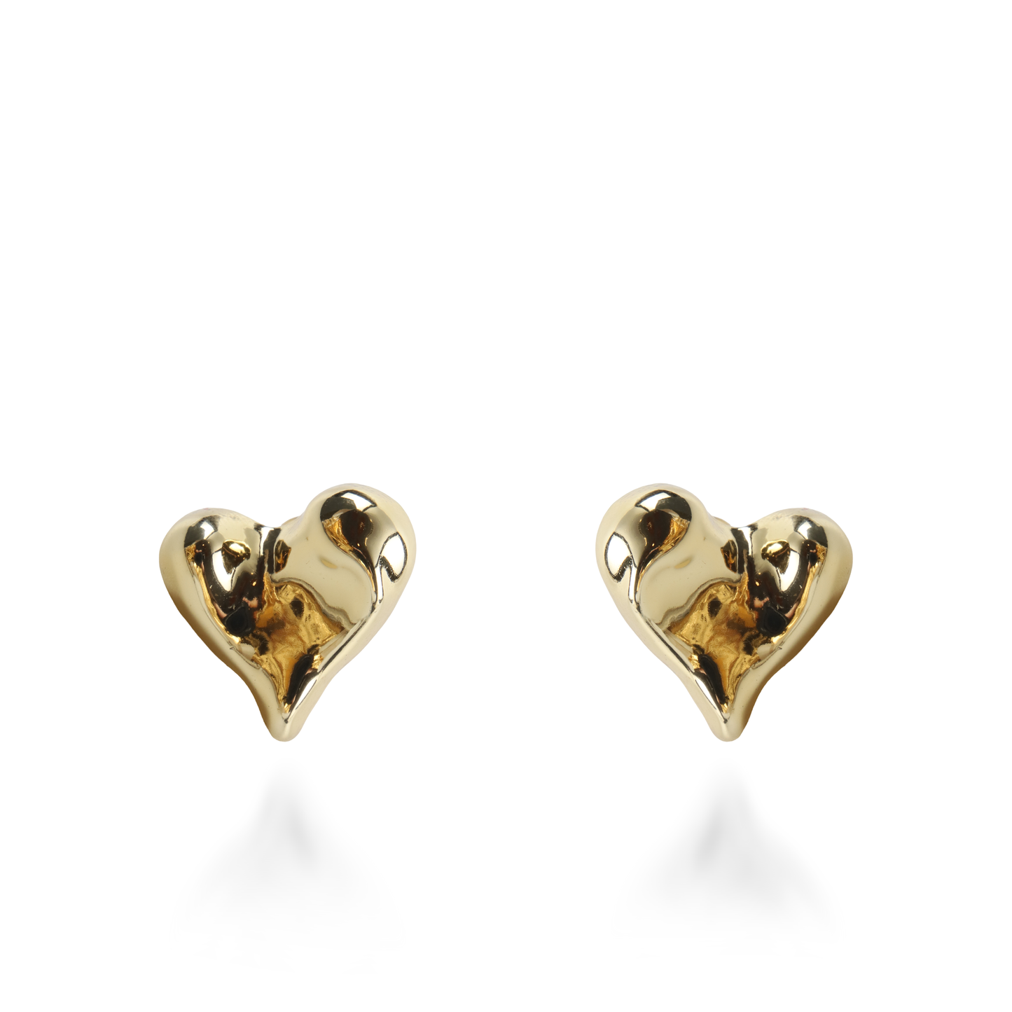 Σκουλαρίκια καρφωτά Mar and Mar Heart Studs