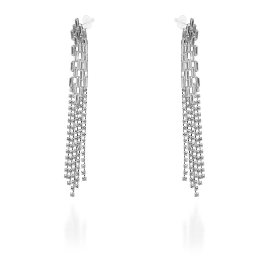 Σκουλαρίκια κρεμαστά με πέτρες ζιργκόν Mar and Mar Lalita