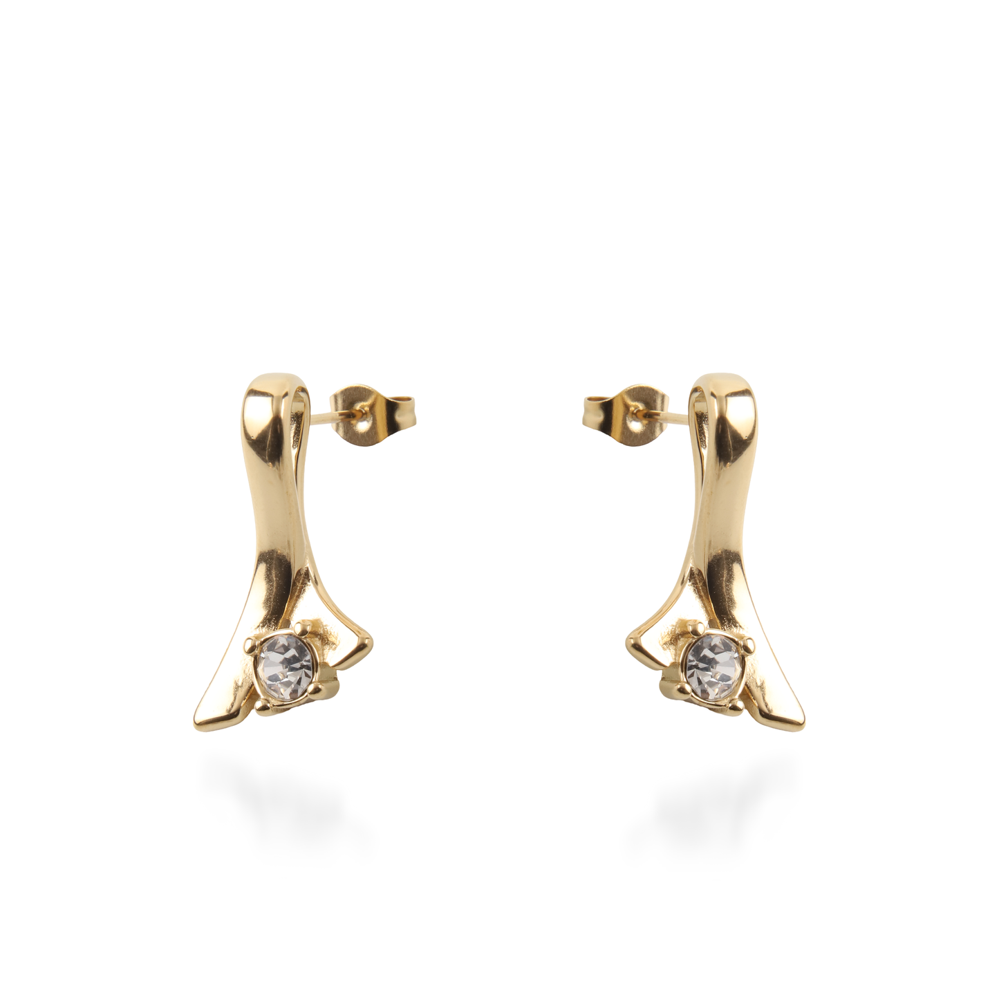 Σκουλαρίκια καρφωτά Mar and Mar Giselle από ανοξείδωτο ατσάλι