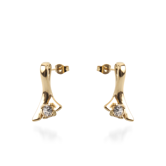 Σκουλαρίκια καρφωτά Mar and Mar Giselle από ανοξείδωτο ατσάλι