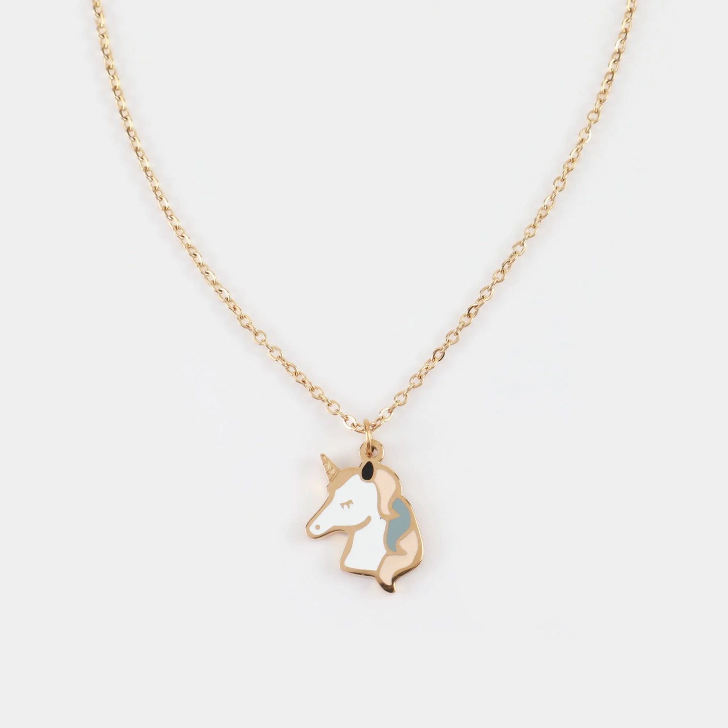 Παιδικό κολιέ Μονόκερως Mar & Mar Unicorn Kids από ανοξείδωτο ατσάλι