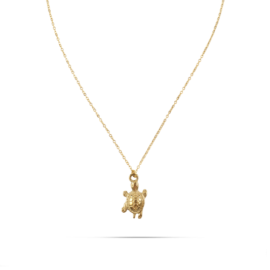Κολιέ με μενταγιόν χελώνα Mar and Mar Turtle από ανοξείδωτο ατσάλι
