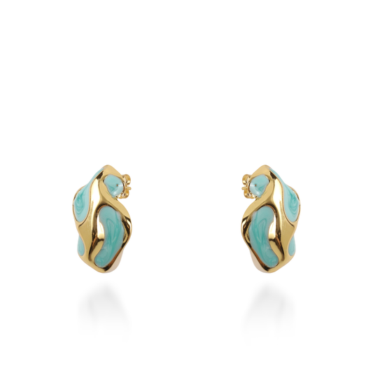 Σκουλαρίκια καρφωτά Mar and Mar Myra από ανοξείδωτο ατσάλι