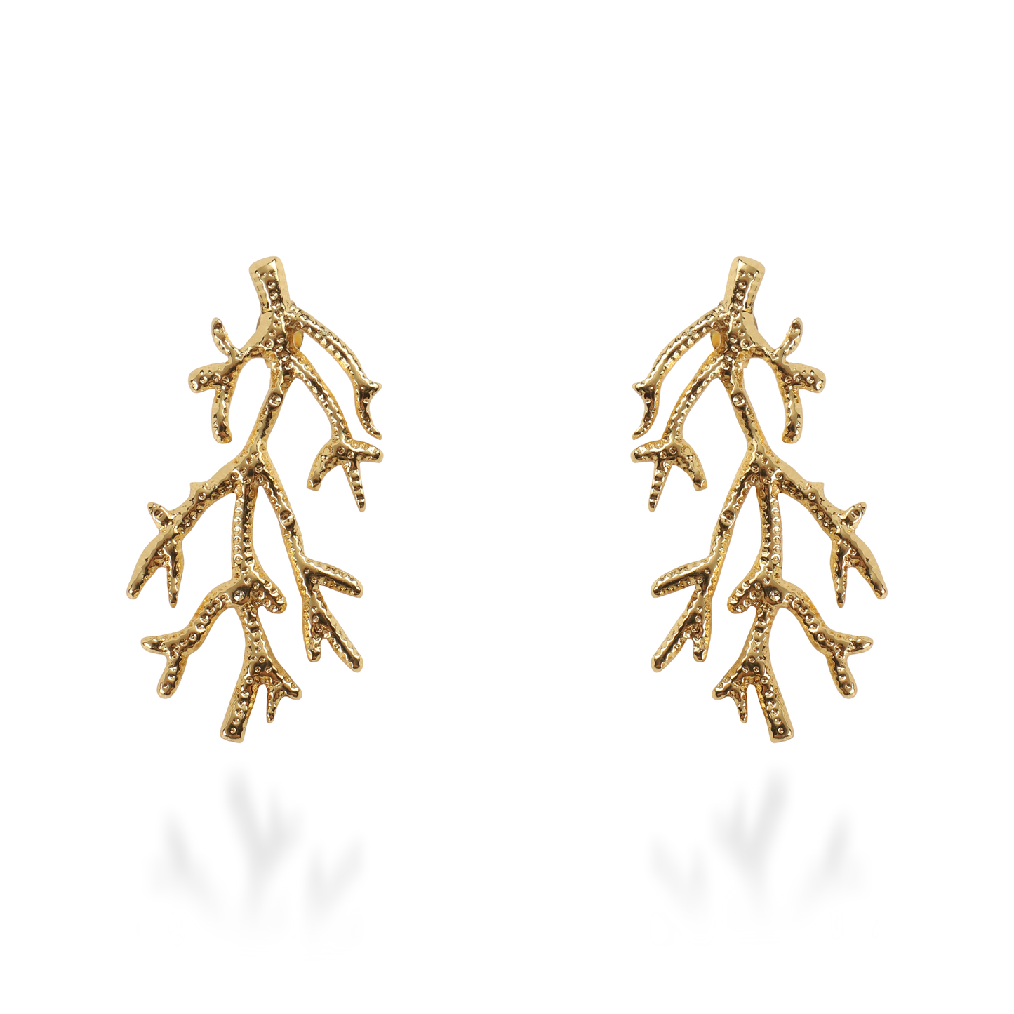 Σκουλαρίκια κρεμαστά Mar and Mar Tree Branches από ανοξείδωτο ατσάλι