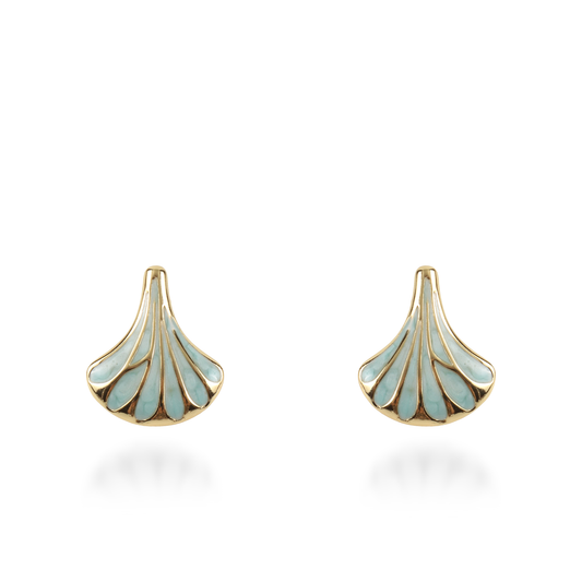 Σκουλαρίκια καρφωτά Mar and Mar Naida (Light Blue) από ανοξείδωτο ατσάλι