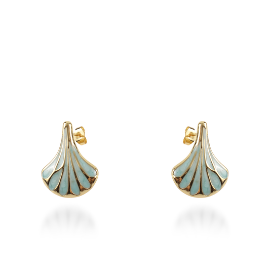 Σκουλαρίκια καρφωτά Mar and Mar Naida (Light Blue) από ανοξείδωτο ατσάλι