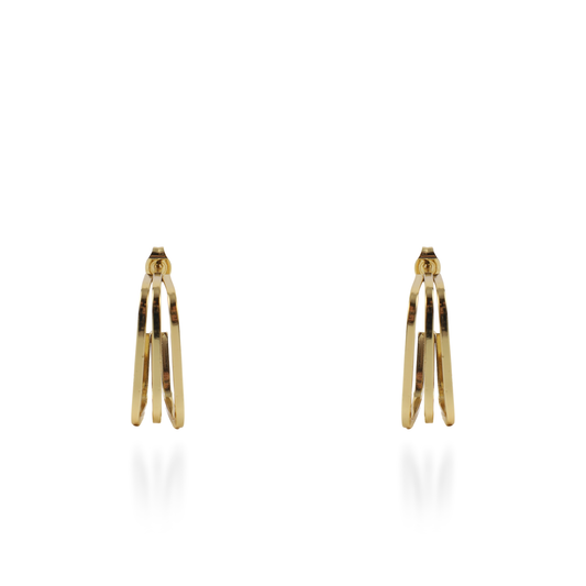 Σκουλαρίκια κρίκοι Mar and Mar Nimelle από ανοξείδωτο ατσάλι