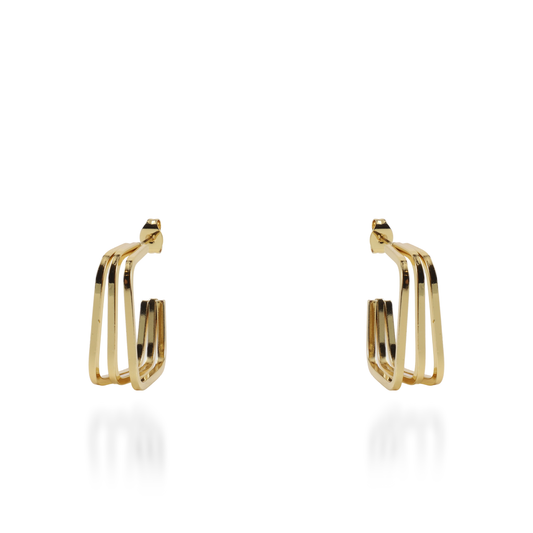 Σκουλαρίκια κρίκοι Mar and Mar Nimelle από ανοξείδωτο ατσάλι