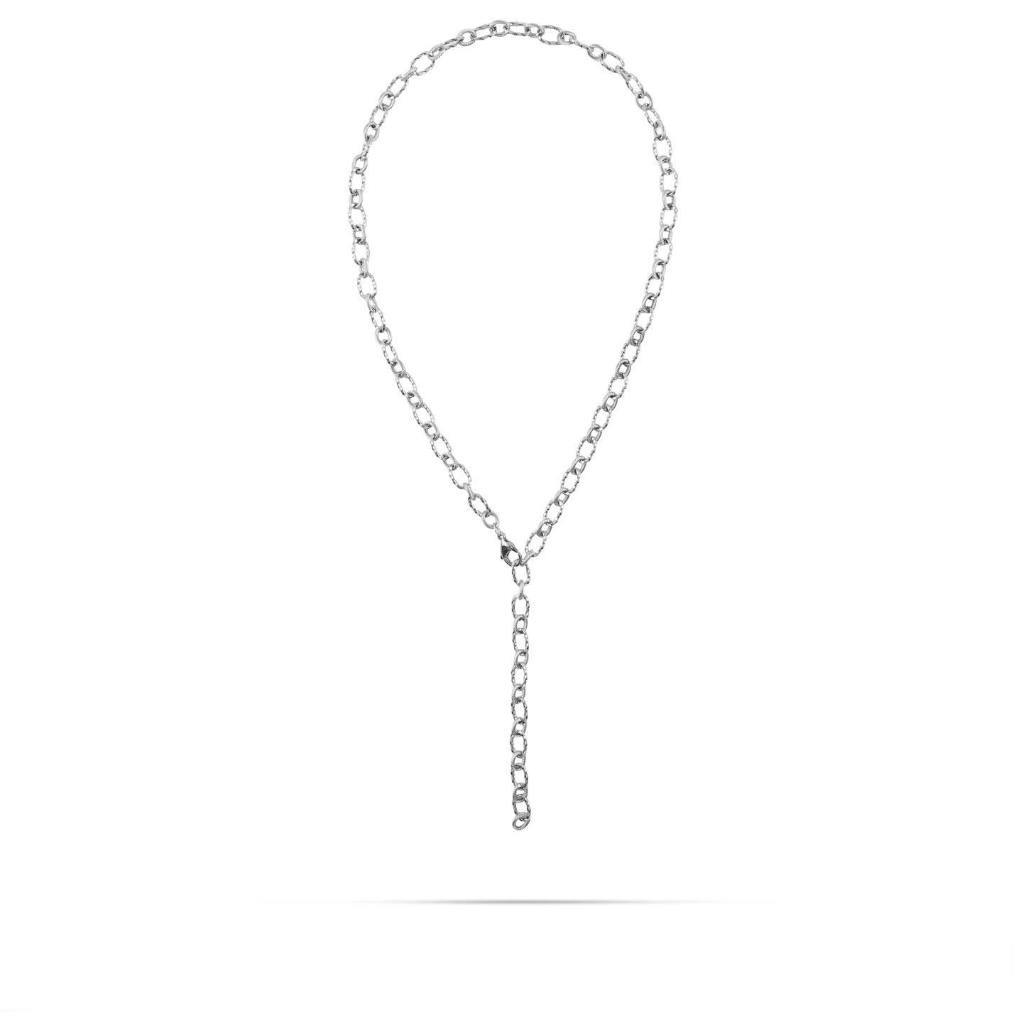 Αλυσίδα λαιμού Mar and Mar Aurelia Tie Silver από ανοξείδωτο ατσάλι
