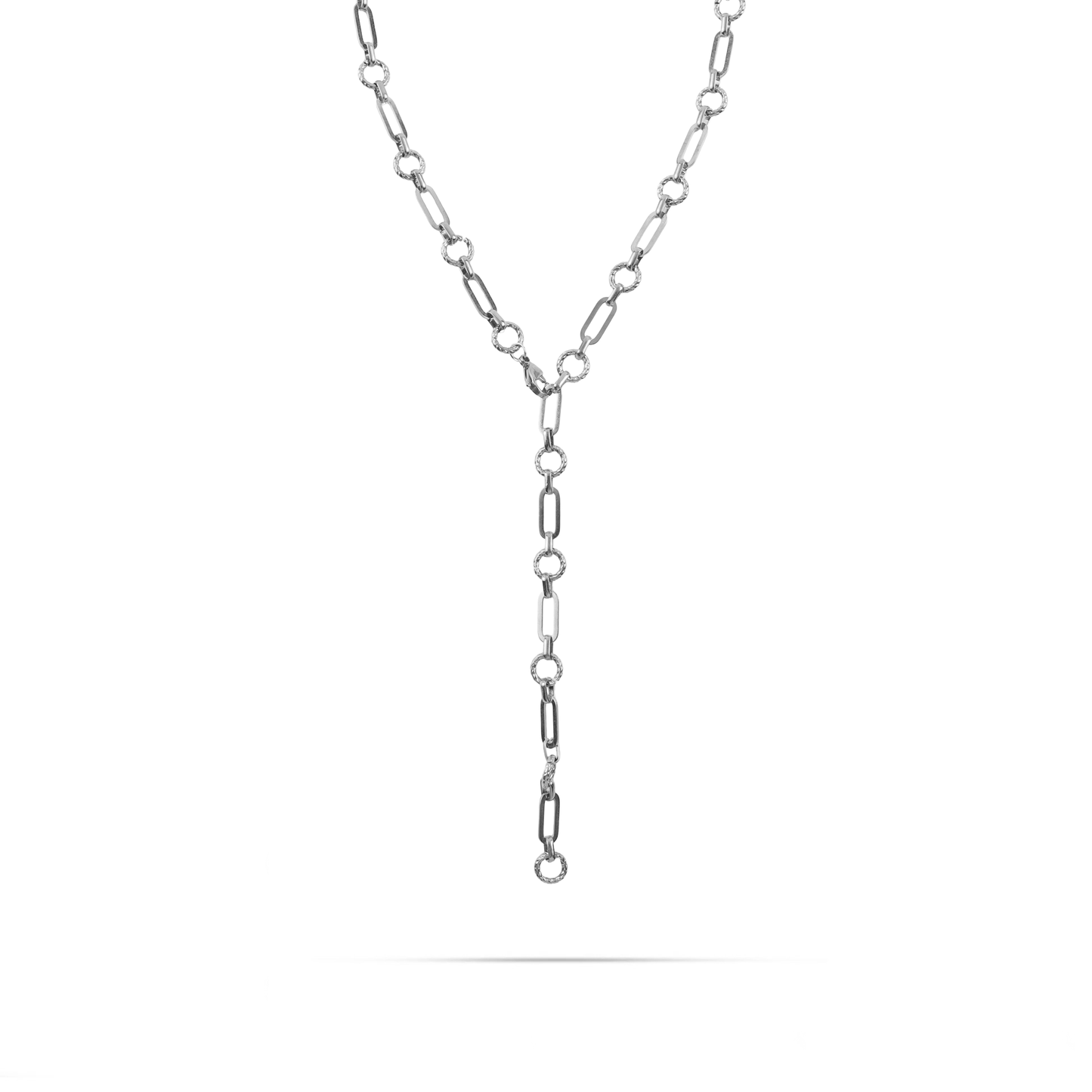 Αλυσίδα λαιμού Mar and Mar Sybilla Tie Silver από ανοξείδωτο ατσάλι