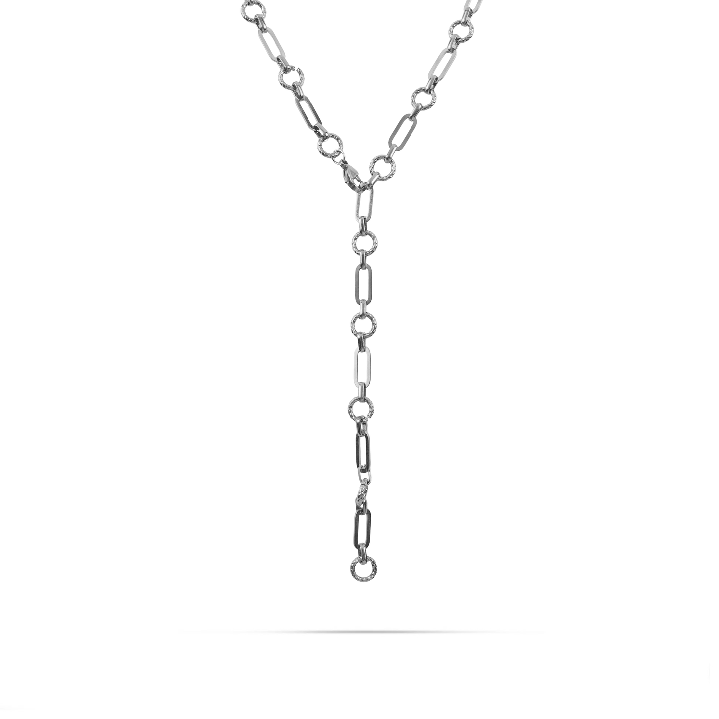 Αλυσίδα λαιμού Mar and Mar Sybilla Tie Silver από ανοξείδωτο ατσάλι