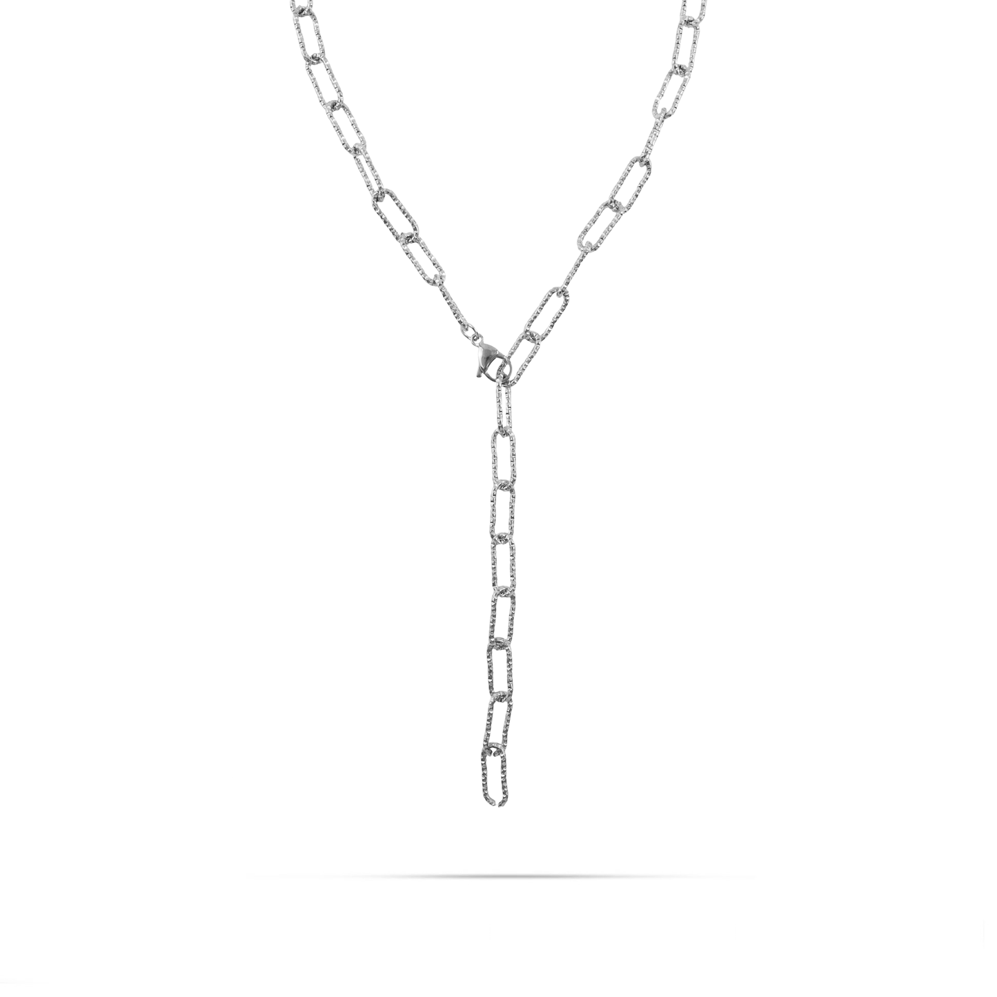 Αλυσίδα λαιμού Mar and Mar Isolde Tie Silver από ανοξείδωτο ατσάλι