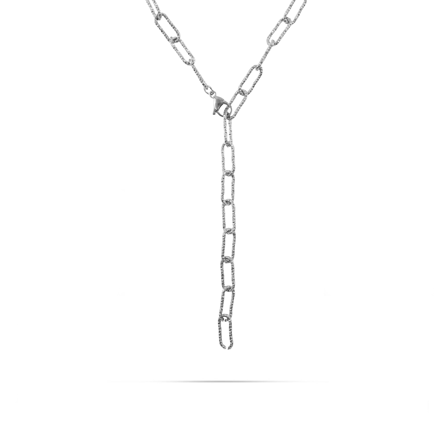 Αλυσίδα λαιμού Mar and Mar Isolde Tie Silver από ανοξείδωτο ατσάλι