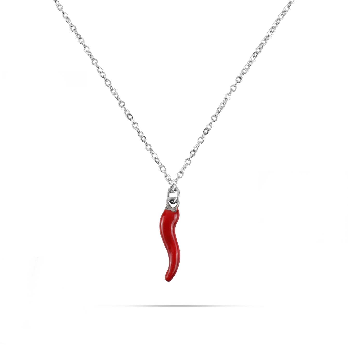 Γυναικείο κολιέ με πιπεριά Mar and Mar Pepper Silver από ανοξείδωτο ατσάλι