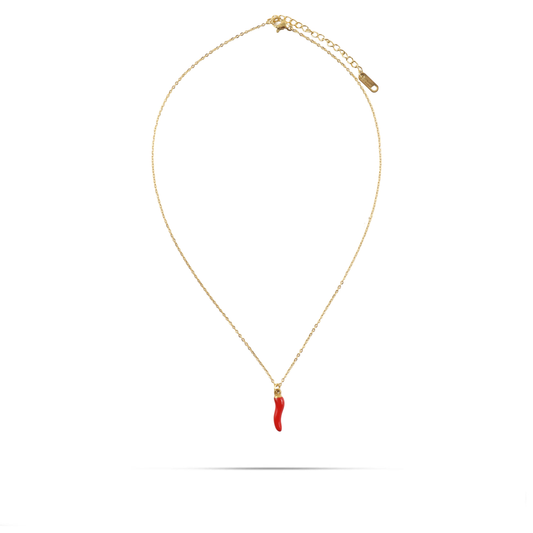 Γυναικείο κολιέ με πιπεριά Mar and Mar Pepper από ανοξείδωτο ατσάλι