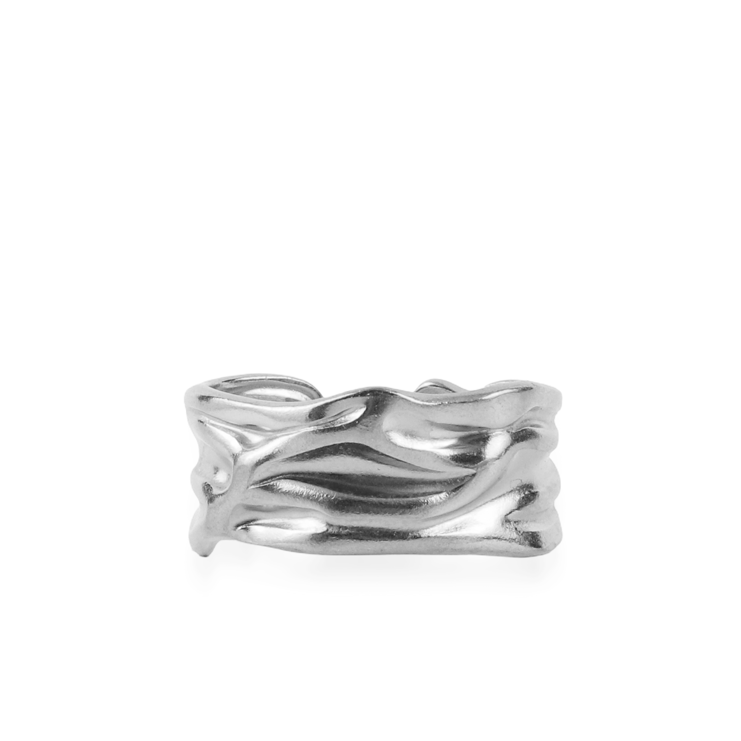 Γυναικείο δαχτυλίδι Mar and Mar Nessa Silver από ανοξείδωτο ατσάλι