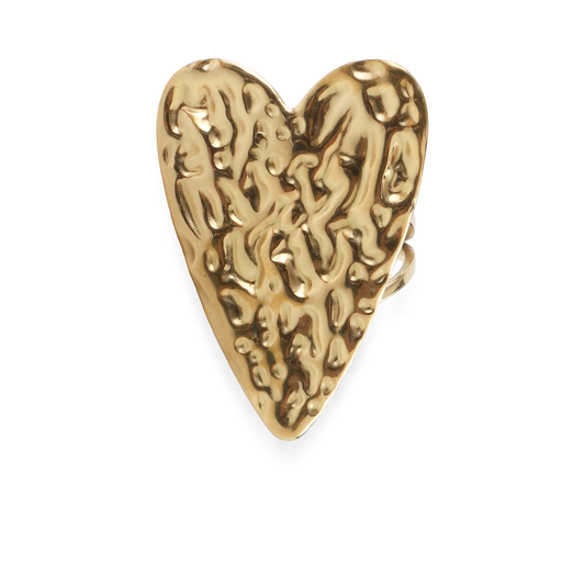 Γυναικείο δαχτυλίδι καρδιά Mar and Mar Roxanne από ανοξείδωτο ατσάλι