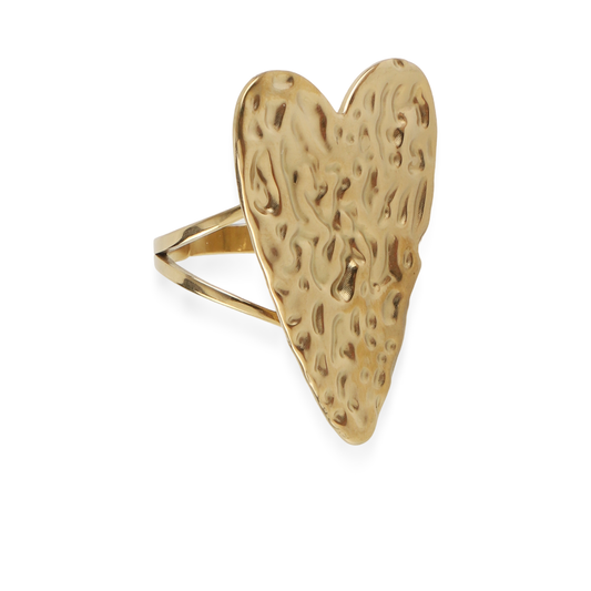 Γυναικείο δαχτυλίδι καρδιά Mar and Mar Roxanne από ανοξείδωτο ατσάλι