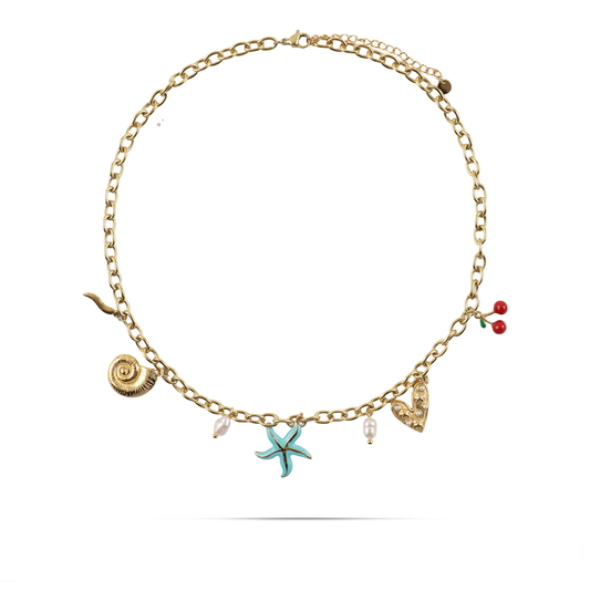 Χειροποίητο κολιέ Mar and Mar Calypso από ανοξείδωτο ατσάλι