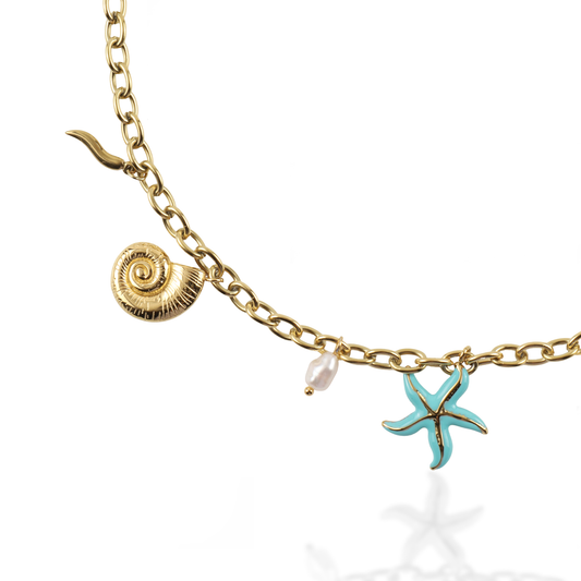 Χειροποίητο κολιέ Mar and Mar Calypso από ανοξείδωτο ατσάλι