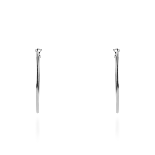 Σκουλαρίκια κρίκοι Mar and Mar Ava (5 cm) από ανοξείδωτο ατσάλι