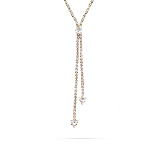 Κολιέ tennis tie με πέτρες ζιργκόν Mar and Mar Julane