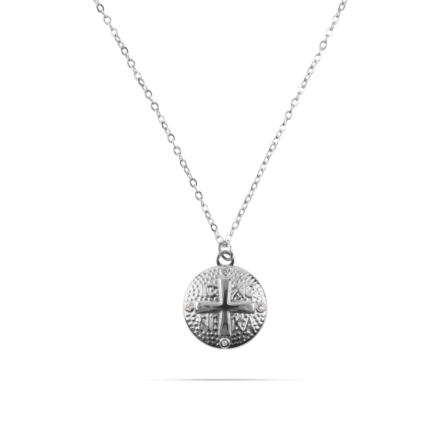 Κολιέ σταυρός Κωνσταντινάτο Mar and Mar Constantine III Silver από ανοξείδωτο ατσάλι