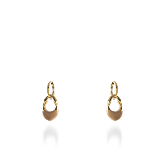 Σκουλαρίκια κρεμαστά Mar and Mar Zarily από ανοξείδωτο ατσάλι