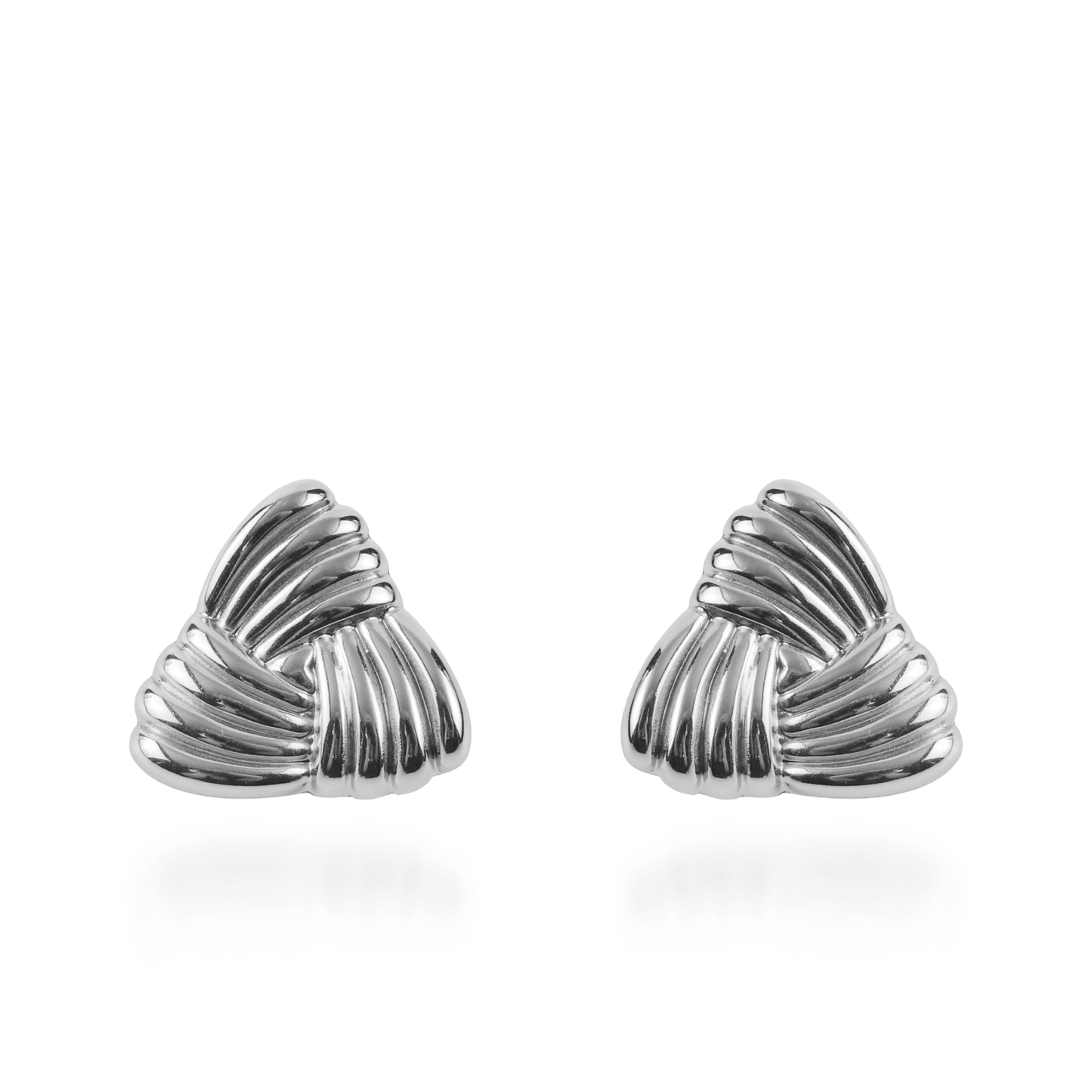 Σκουλαρίκια καρφωτά Mar and Mar Thallora Silver από ανοξείδωτο ατσάλι