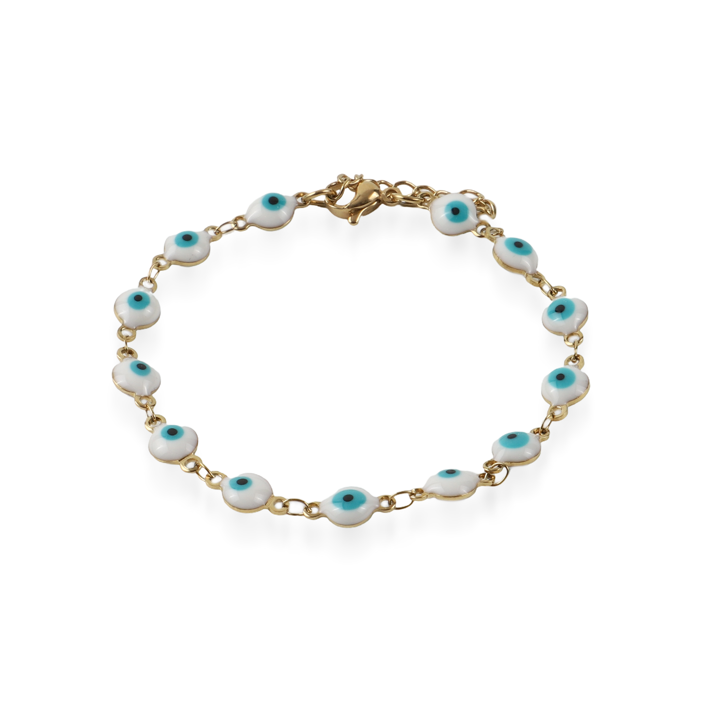 Βραχιόλι με ματάκια Mar and Mar Eye από ανοξείδωτο ατσάλι