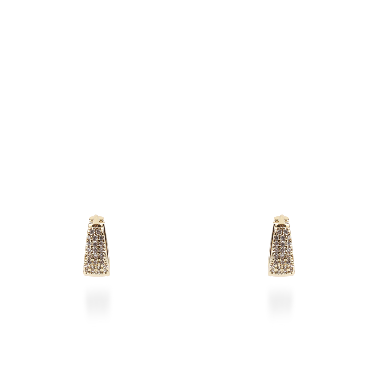 Σκουλαρίκια κρίκοι με ζιργκόν Mar and Mar Neritha Oval (1,3 cm)