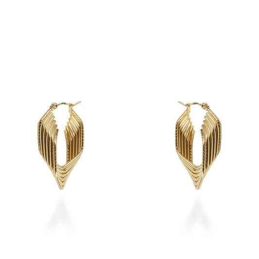 Σκουλαρίκια κρίκοι Mar and Mar Kona από ανοξείδωτο ατσάλι