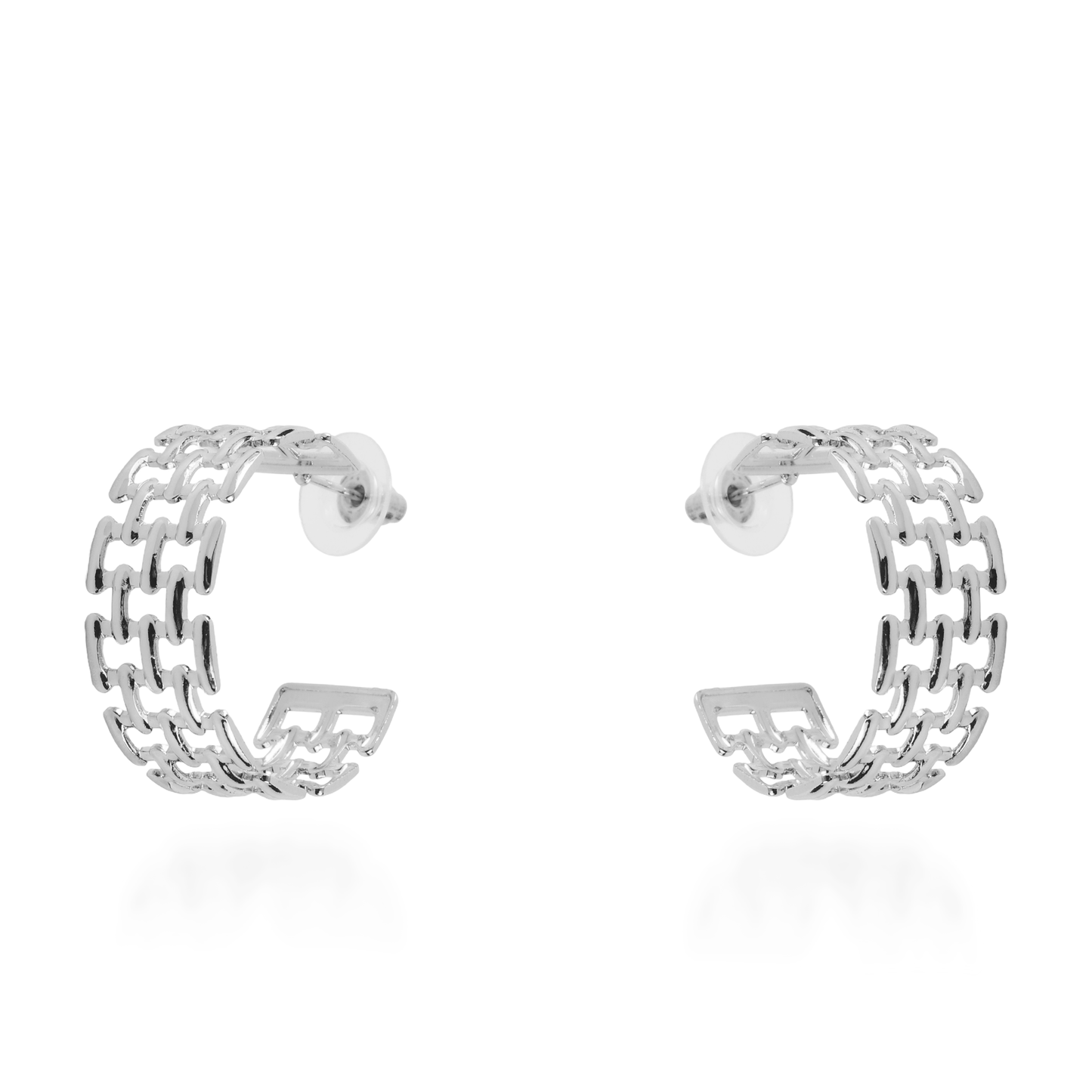 Σκουλαρίκια κρίκοι Mar and Mar Miely Silver