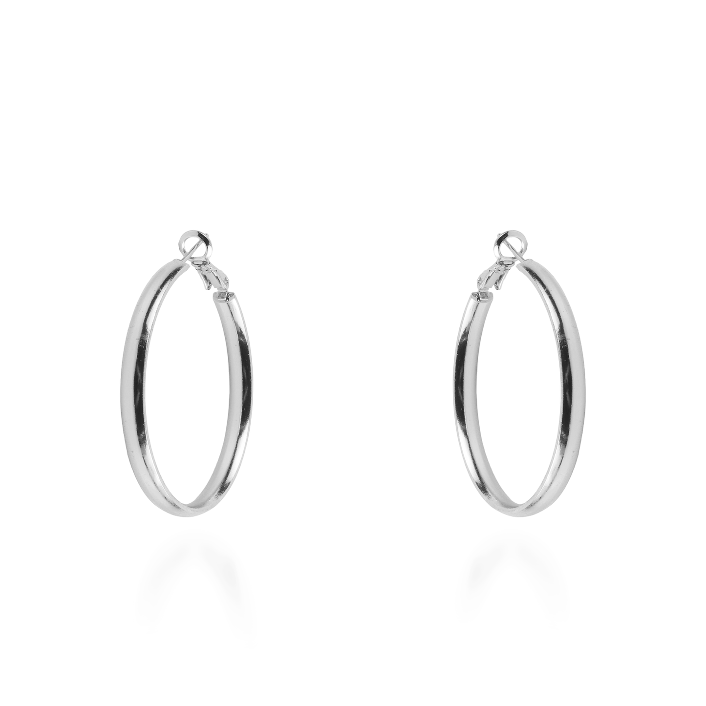 Σκουλαρίκια κρίκοι Mar and Mar Haldy Silver