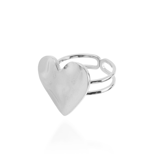 Γυναικείο δαχτυλίδι Mar and Mar Isla Silver από ανοξείδωτο ατσάλι