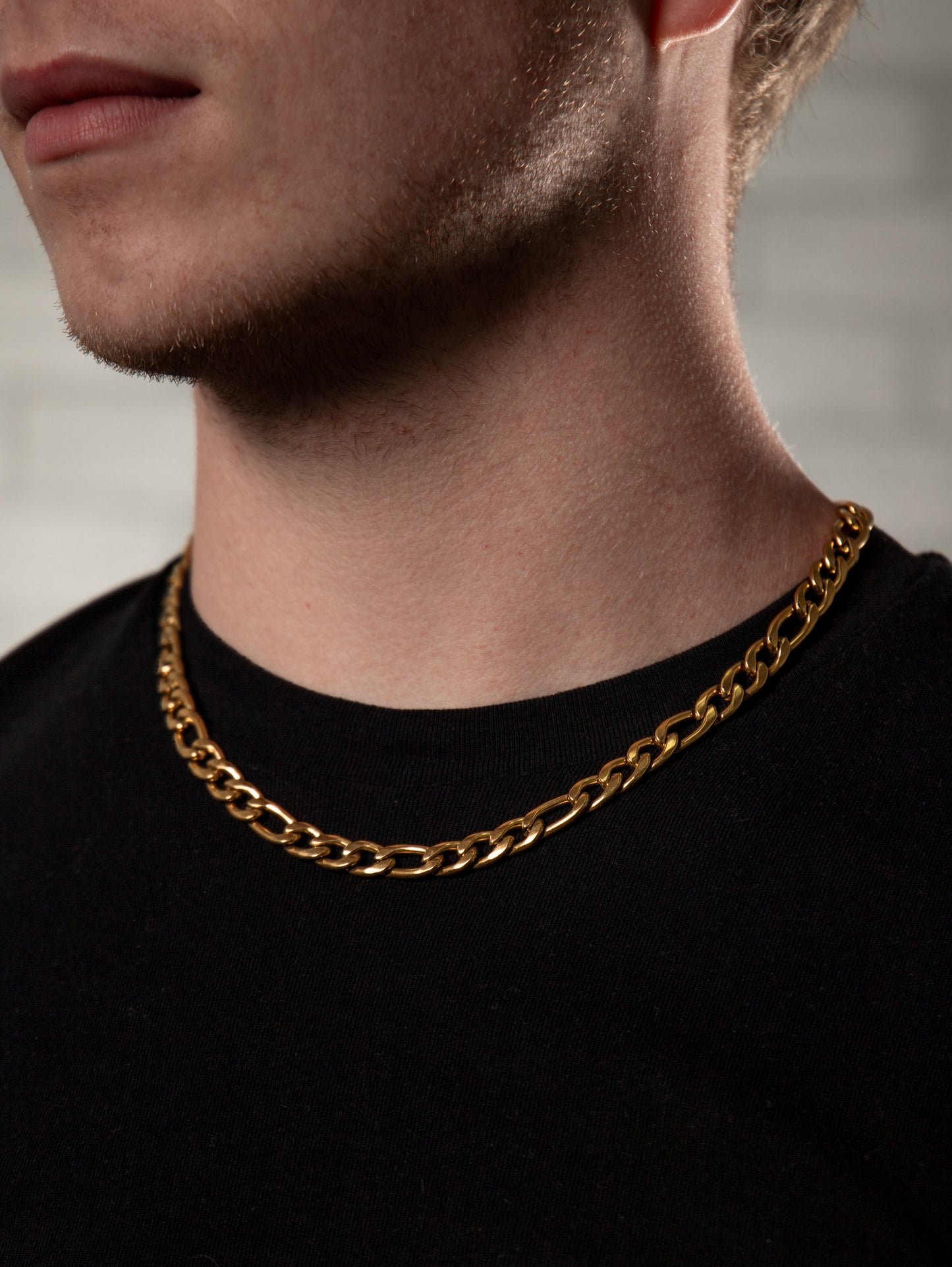 Αλυσίδα λαιμού Mar and Mar Figaro (Denver-Gold) από ανοξείδωτο ατσάλι