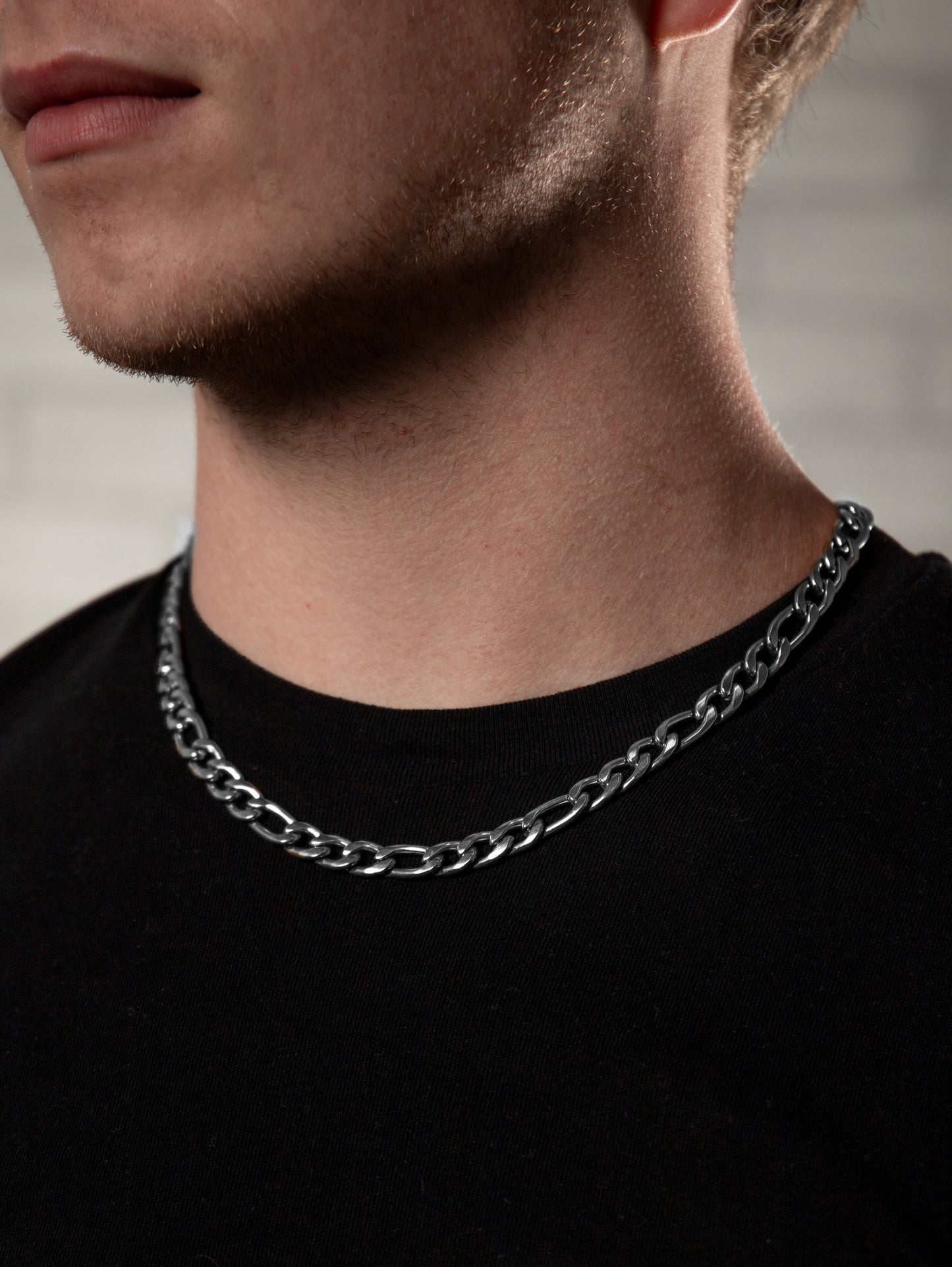 Αλυσίδα λαιμού Mar and Mar Figaro (Denver-Silver) από ανοξείδωτο ατσάλι