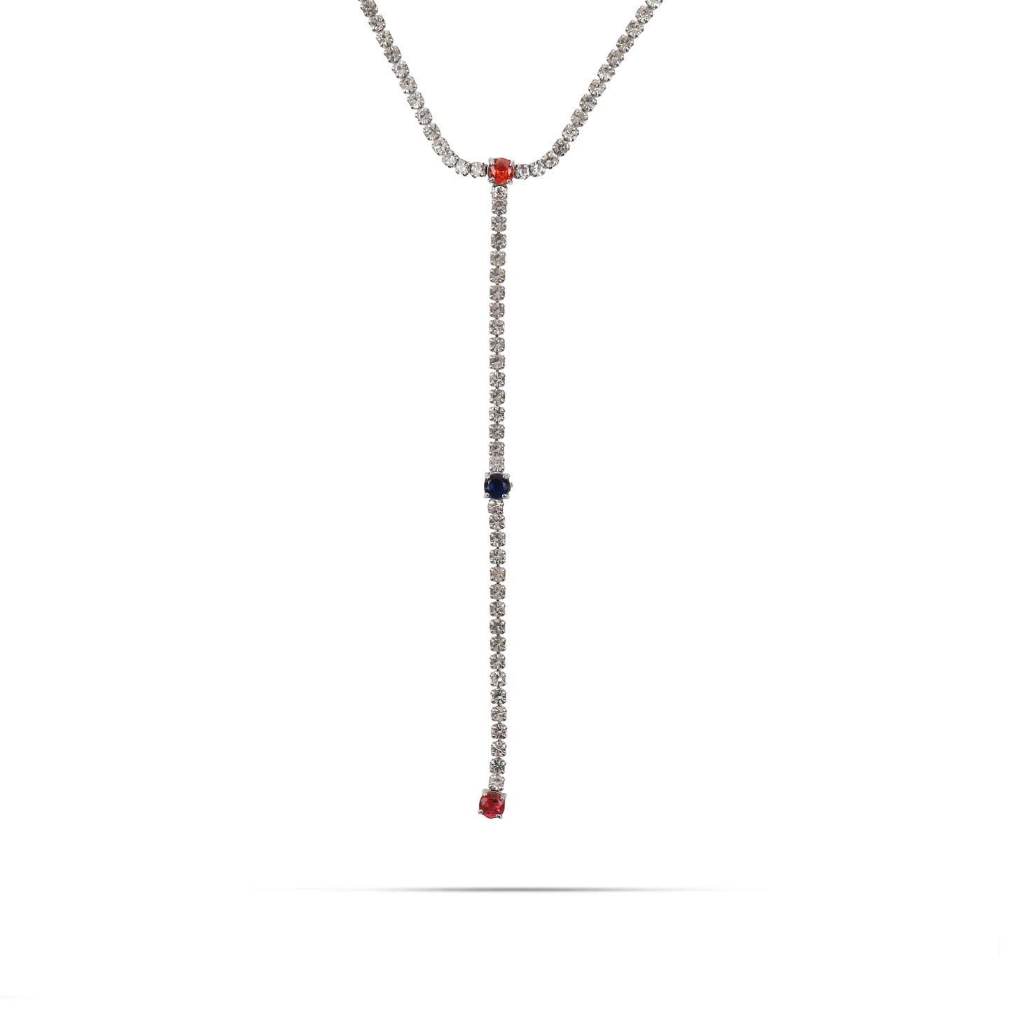 Κολιέ tennis με ζιργκόν Mar and Mar Tennis Tie (Mix) από ανοξείδωτο ατσάλι