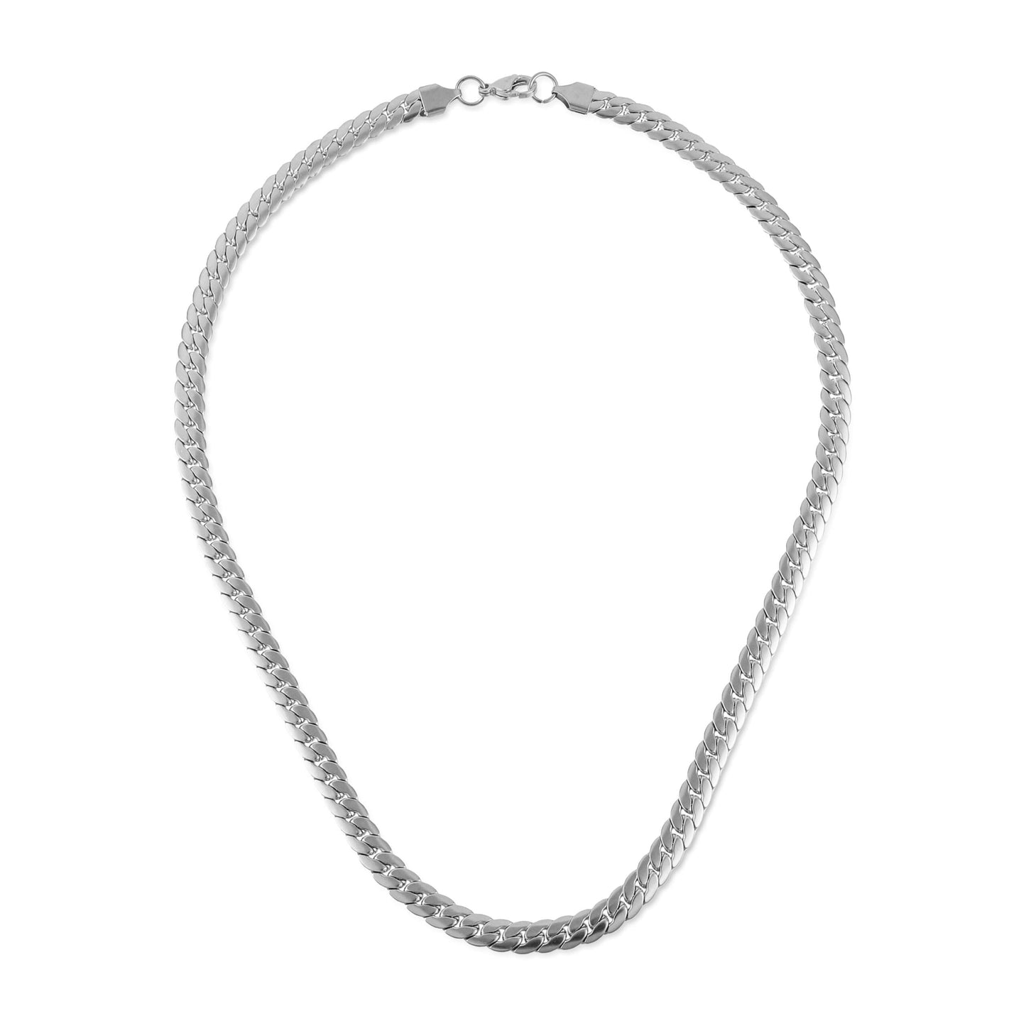 Αλυσίδα λαιμού Mar & Mar Flat (Jocasta-Silver) από ανοξείδωτο ατσάλι